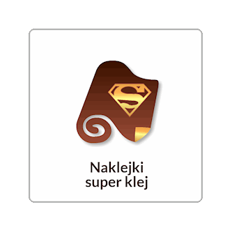 Naklejki z silnym klejem