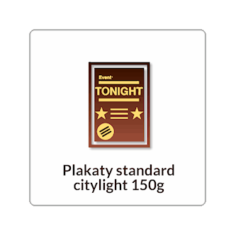 Plakaty niskonakładowe 150g półmat